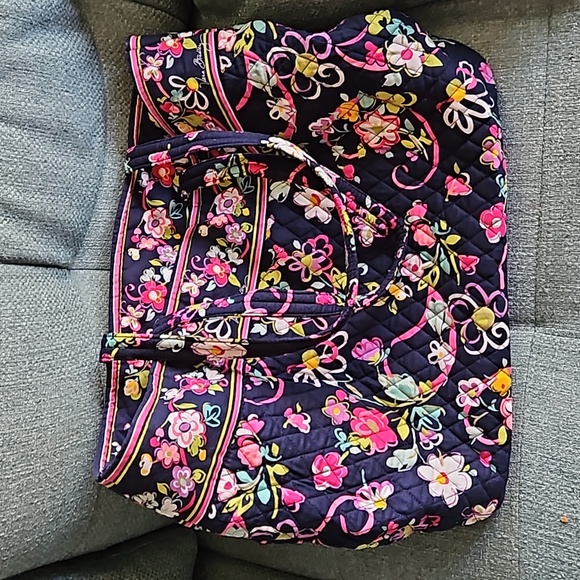 vera bradley large tote Floral Print Travel Get Carried Away - Picture 2 of 3